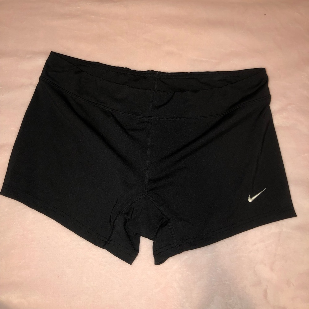 Black NIKE spandex shorts size L